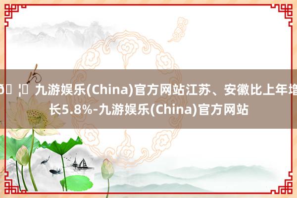 🦄九游娱乐(China)官方网站江苏、安徽比上年增长5.8%-九游娱乐(China)官方网站