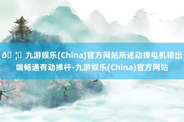 🦄九游娱乐(China)官方网站所述动掸电机输出端畅通有动掸杆-九游娱乐(China)官方网站
