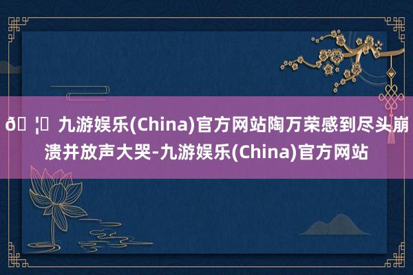 🦄九游娱乐(China)官方网站陶万荣感到尽头崩溃并放声大哭-九游娱乐(China)官方网站