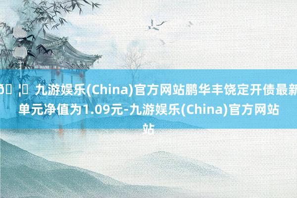 🦄九游娱乐(China)官方网站鹏华丰饶定开债最新单元净值为1.09元-九游娱乐(China)官方网站